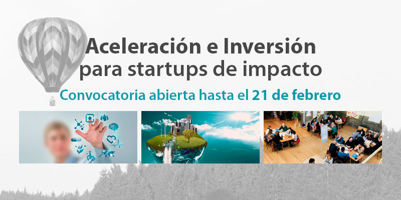 Convocatoria aceleración startups y tercer sector